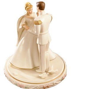 LENOX Disney CINDERELLA WEDDING CAKE TOPPER Prince Charming - NEW in BOX
